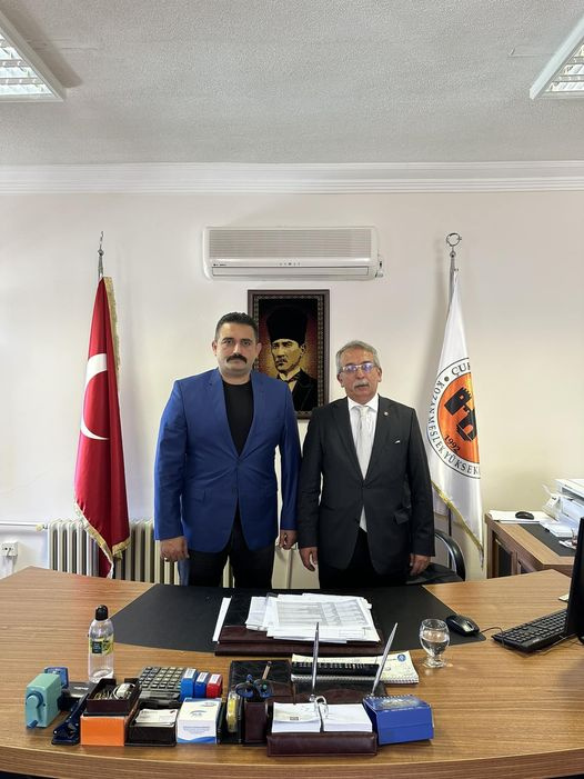 Ülkü Ocakları Kozan İlçe Başkanı Murat MERCAN’dan Müdürümüz Prof.Dr. Volkan YURDADOĞ’a Nezaket Ziyareti