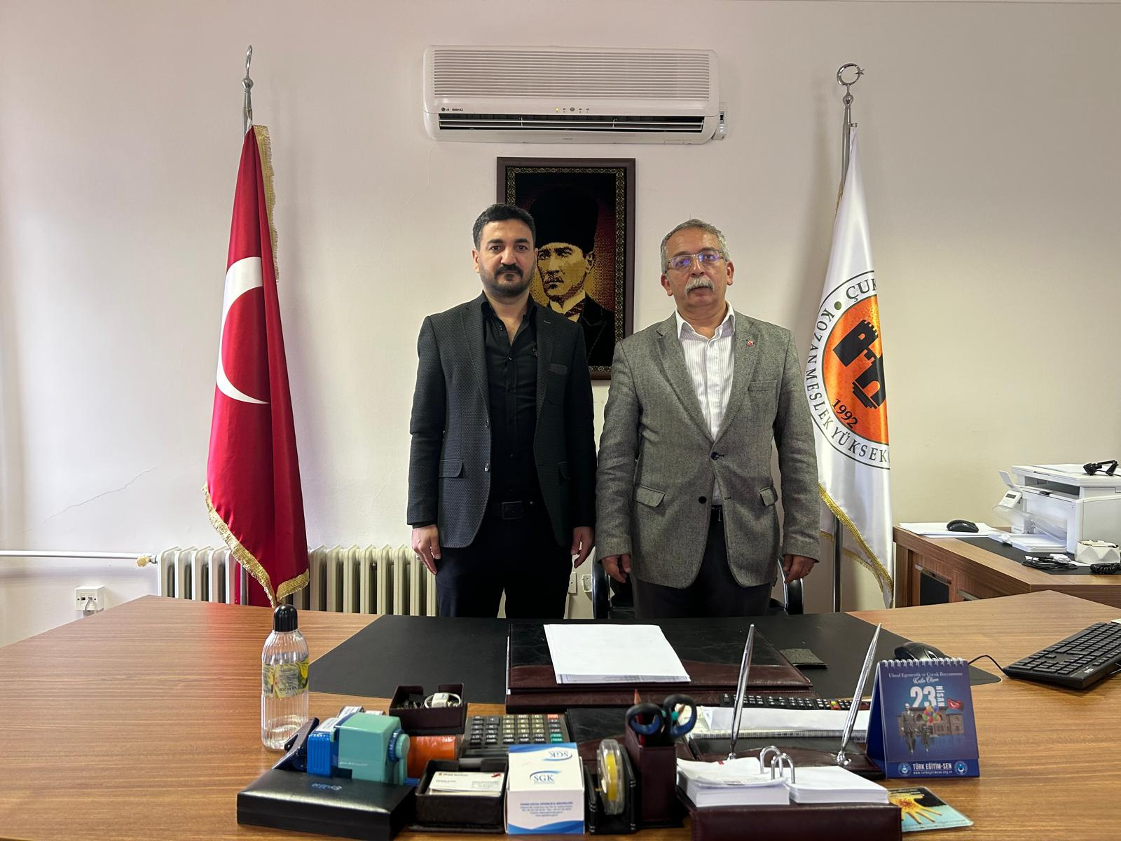 Osmaniye Korkut Ata Üniversitesi Bahçe Meslek Yüksekokulu Müdürü Doç.Dr. Ahmet KARDAŞLAR’dan Nezaket Ziyareti