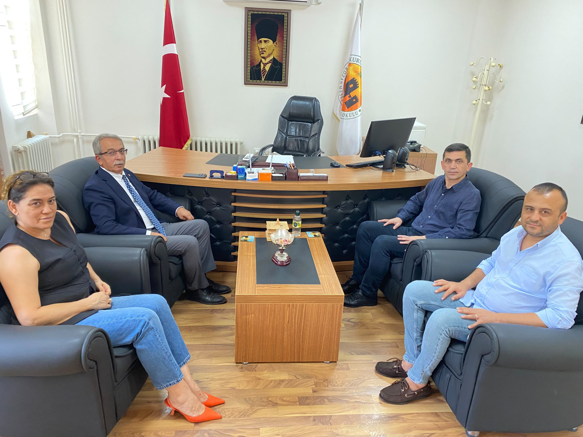 Kozan Adalet Komisyonu Başkanı Göksel SERT’ten Veda Ziyareti