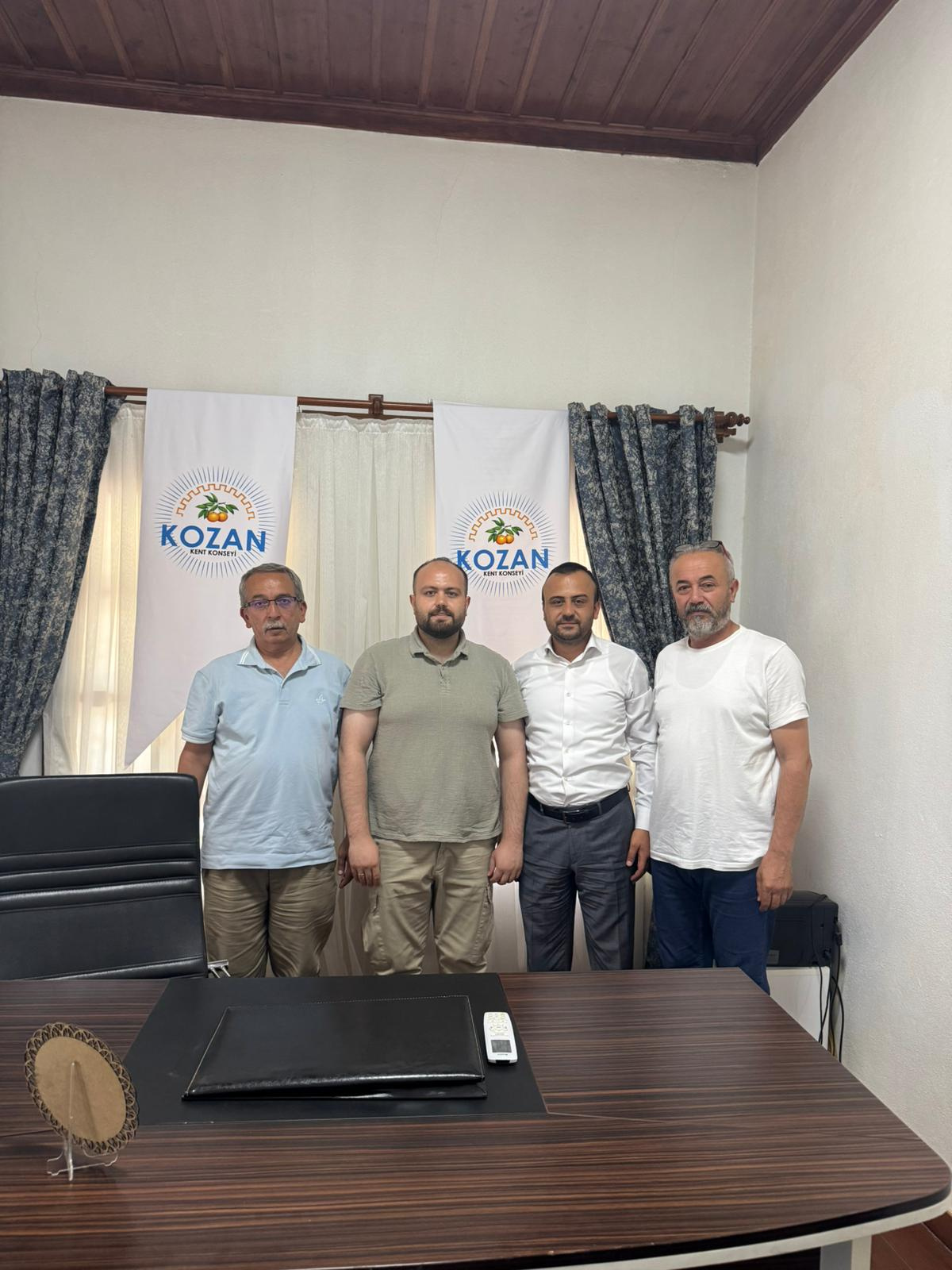 Yüksekokul Yönetimimizden Kozan Kent Konseyi Başkanına Nezaket Ziyareti