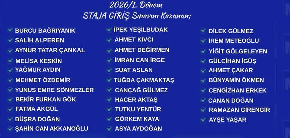 SMMM Sınavında Başarılı Olan Mezun Öğrencimizi Tebrik Ederiz