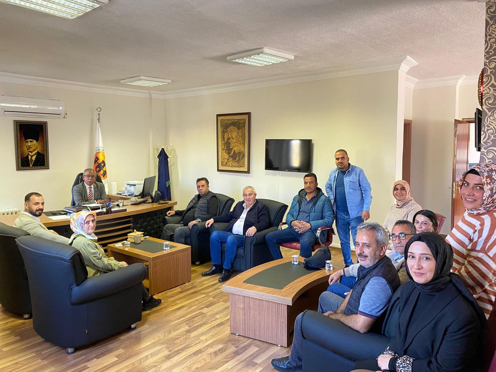 Kozan Şehit Aileleri ve Malulleri Gaziler Derneği’nden Nezaket Ziyareti