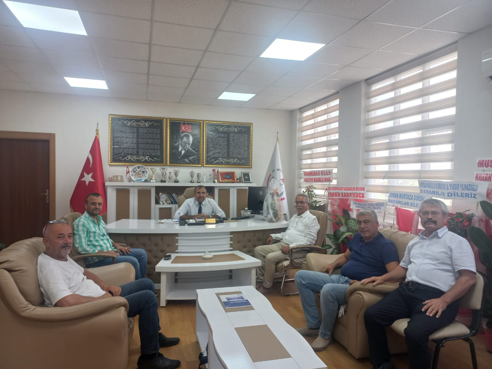 Kozan İlçe Milli Eğitim Müdürüne Hayırlı Olsun Ziyareti